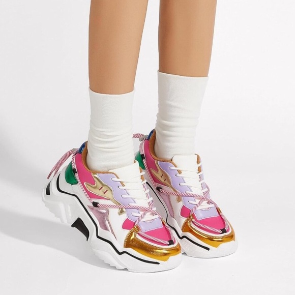 New Lucky Step Air Cooled Colorful Lightweight Sneakers - Picture 2 of 16